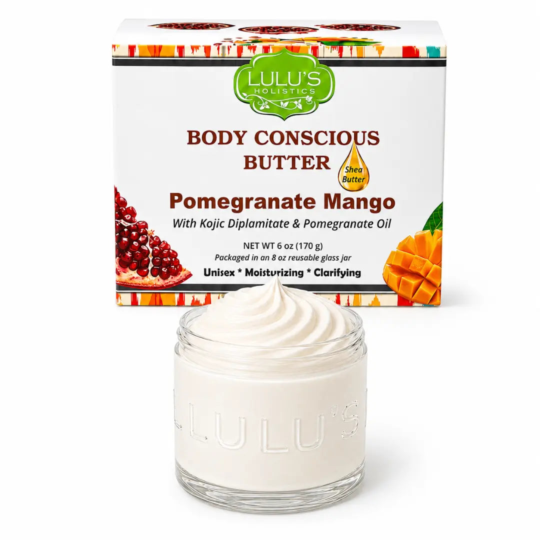 Almond Coconut Glowing Whipped Body Butter with Raw African Yellow Shea Base
