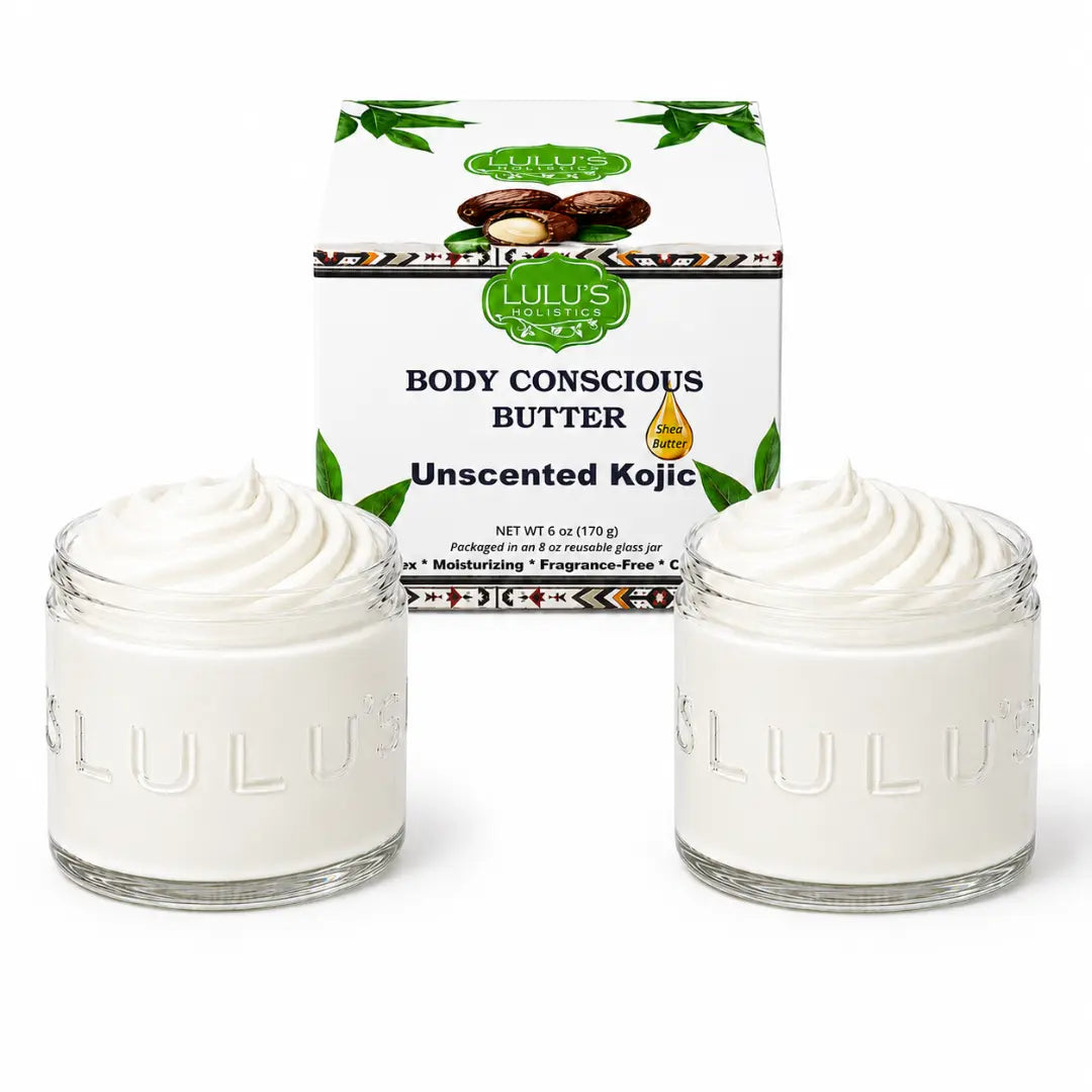 Almond Coconut Glowing Whipped Body Butter with Raw African Yellow Shea Base