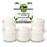 Almond Coconut Glowing Whipped Body Butter with Raw African Yellow Shea Base