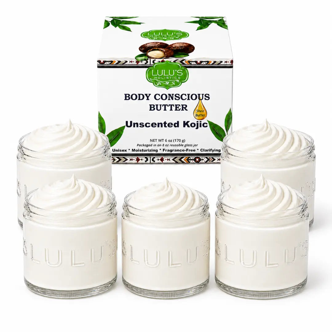 Almond Coconut Glowing Whipped Body Butter with Raw African Yellow Shea Base