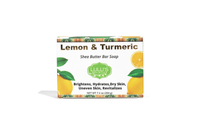 Lemon Turmeric Shea Butter Bar Soap – Brightening for Dark Spots & Uneven Tone