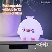LumiPets® Clara the Chicken- Children's Touch Night Light - BIG FRENCHIES