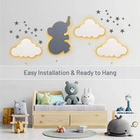 LumiDreams Wall Light - Kid's Decor Nightlight Elephant - BIG FRENCHIES