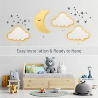 LumiDreams Wall Light - Kid's Decor Nightlight Moon - BIG FRENCHIES