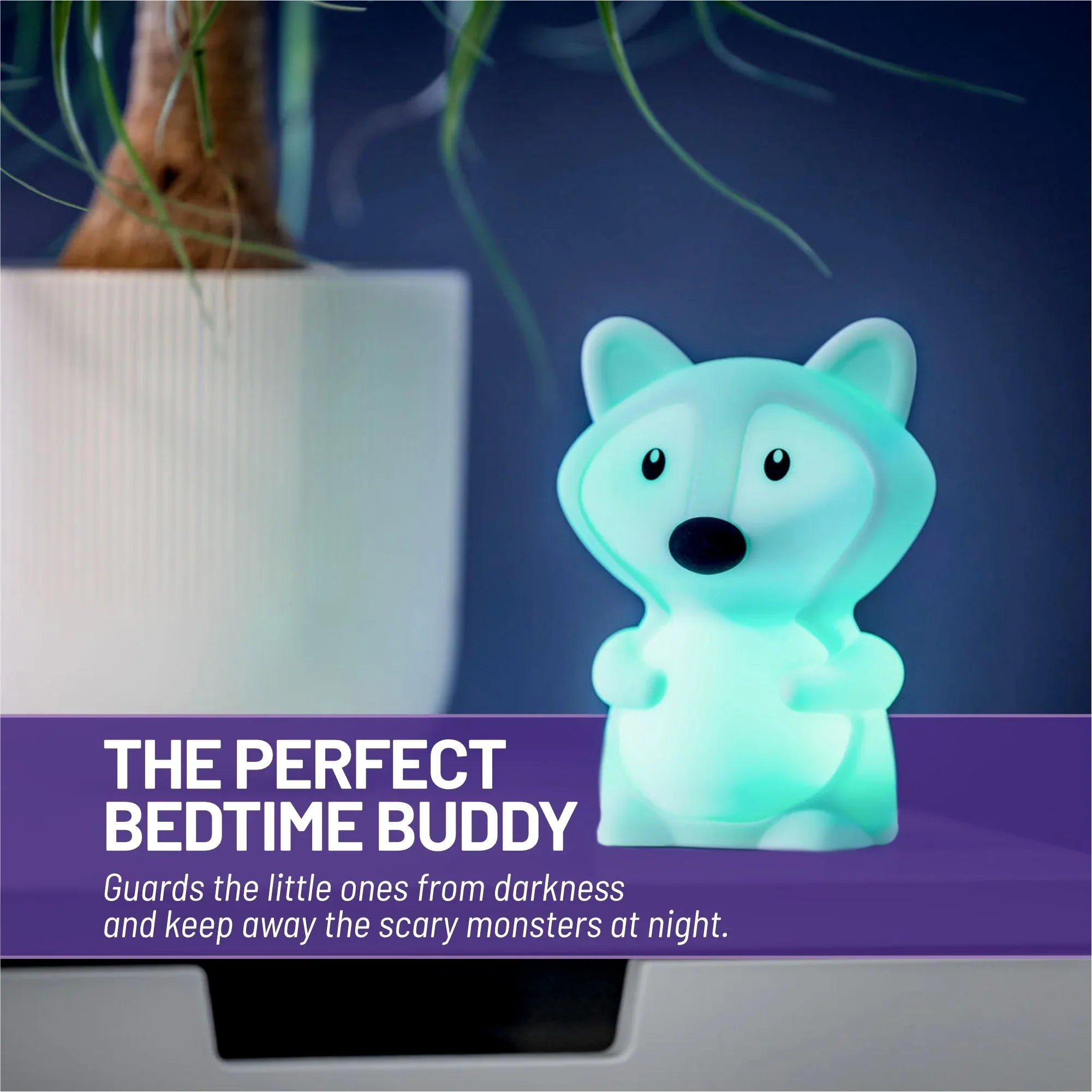 LumiPets® Felix the Fox- Children's Touch Night Light Junior - BIG FRENCHIES