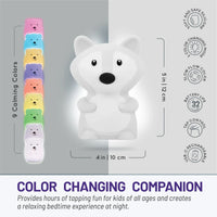 LumiPets® Felix the Fox- Children's Touch Night Light Junior - BIG FRENCHIES