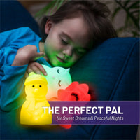 LumiPets® Stanley the Snowman- Children's Touch Night Light Junior - BIG FRENCHIES