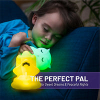 LumiPets® Rowdy the Rocket- Children's Touch Night Light Junior - BIG FRENCHIES