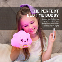 LumiPets® Kawaii Cloud - Children's Nursery Touch Night Light - BIG FRENCHIES