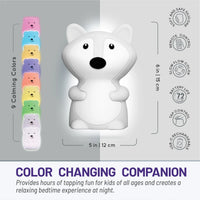 LumiPets® Fiona the Fox- Children's Touch Night Light - BIG FRENCHIES