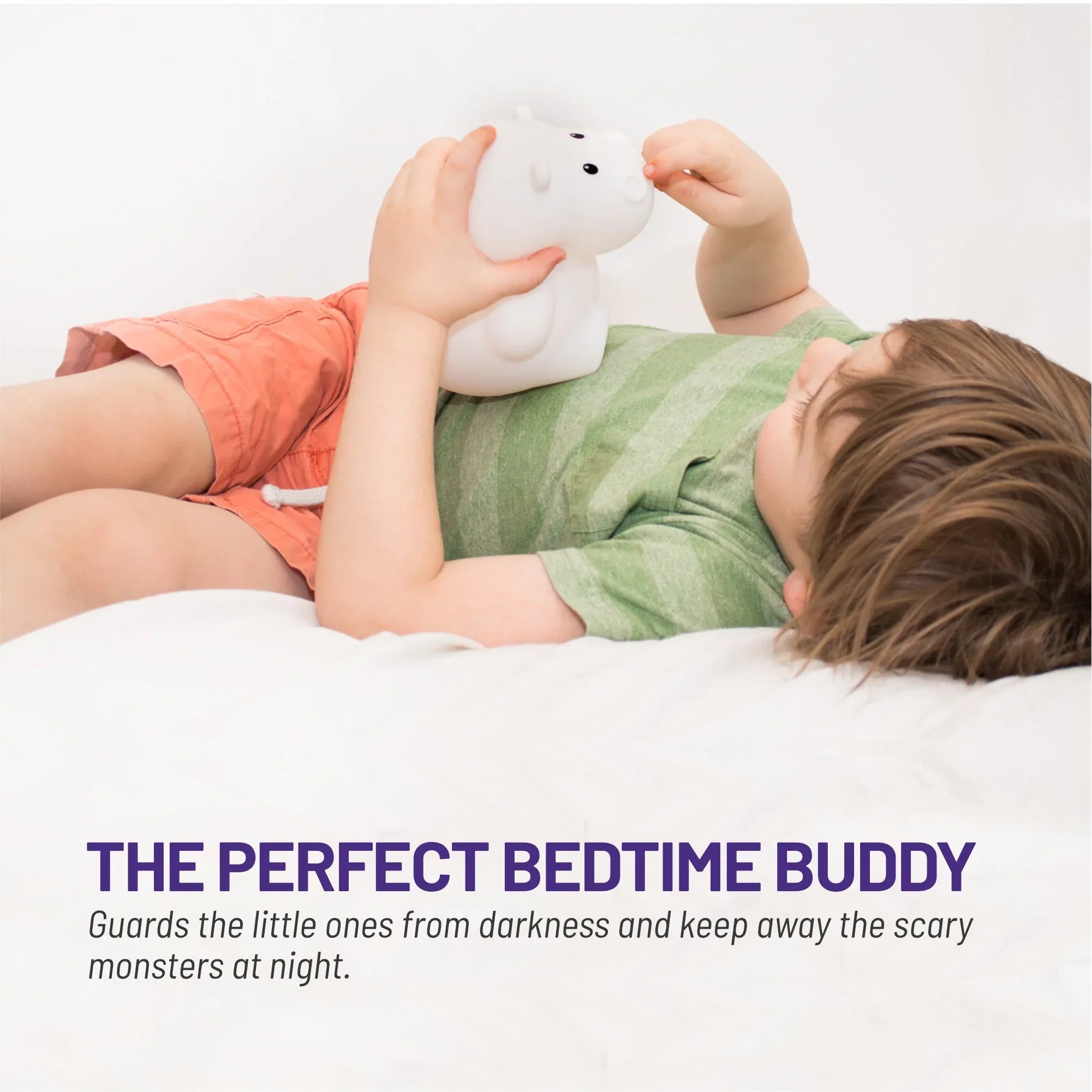 LumiPets® Honey the Hippo- Children's Touch Night Light - BIG FRENCHIES