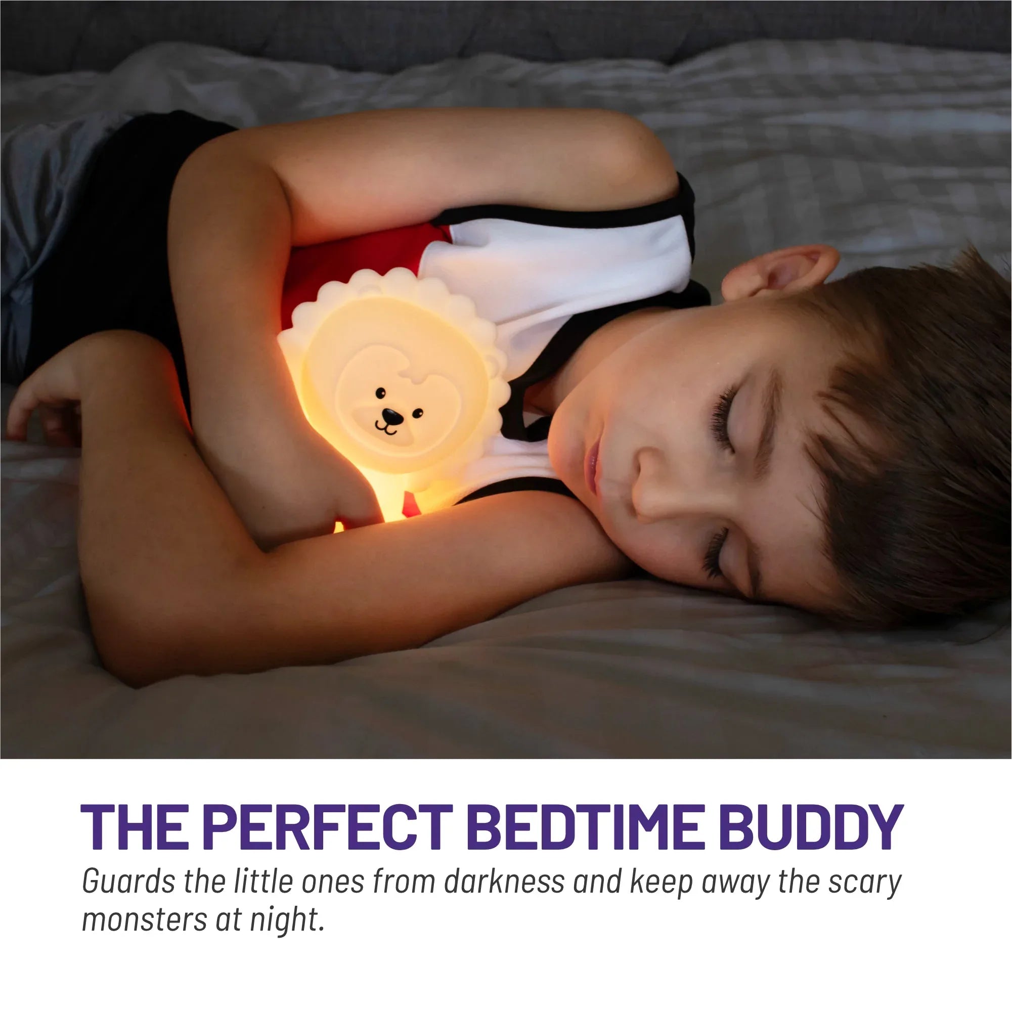 LumiPets® Luther the Lion- Children's Touch Night Light - BIG FRENCHIES