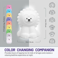 LumiPets® Luther the Lion- Children's Touch Night Light - BIG FRENCHIES