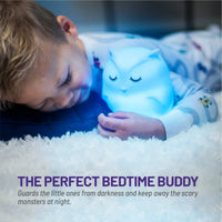 LumiPets® Opal the Owl- Children's Touch Night Light - BIG FRENCHIES