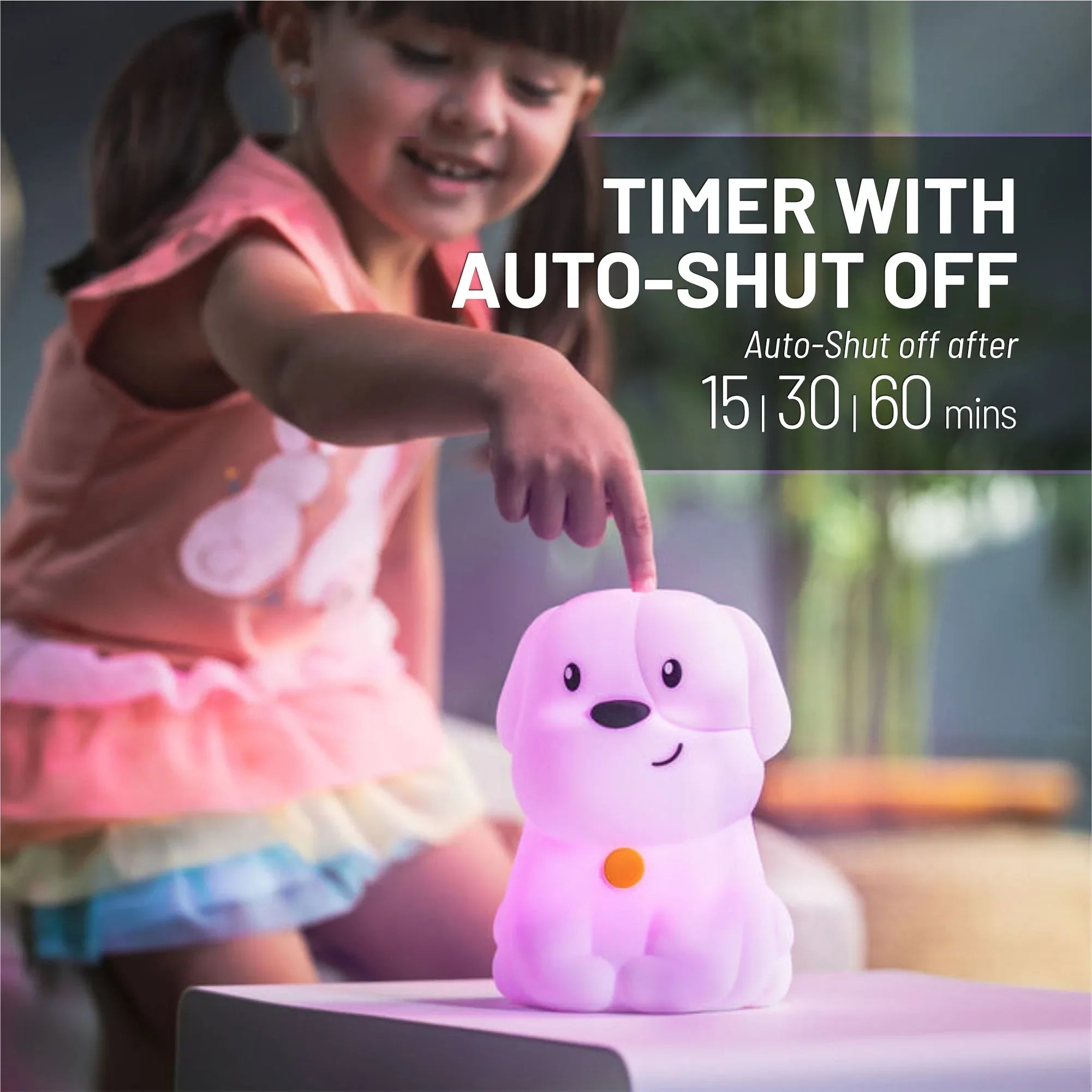 LumiPets® Pepper the Puppy- Children's Touch Night Light - BIG FRENCHIES