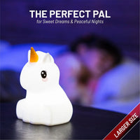 LumiPets® Unicorn - Children's Nursery Touch Night Light - BIG FRENCHIES