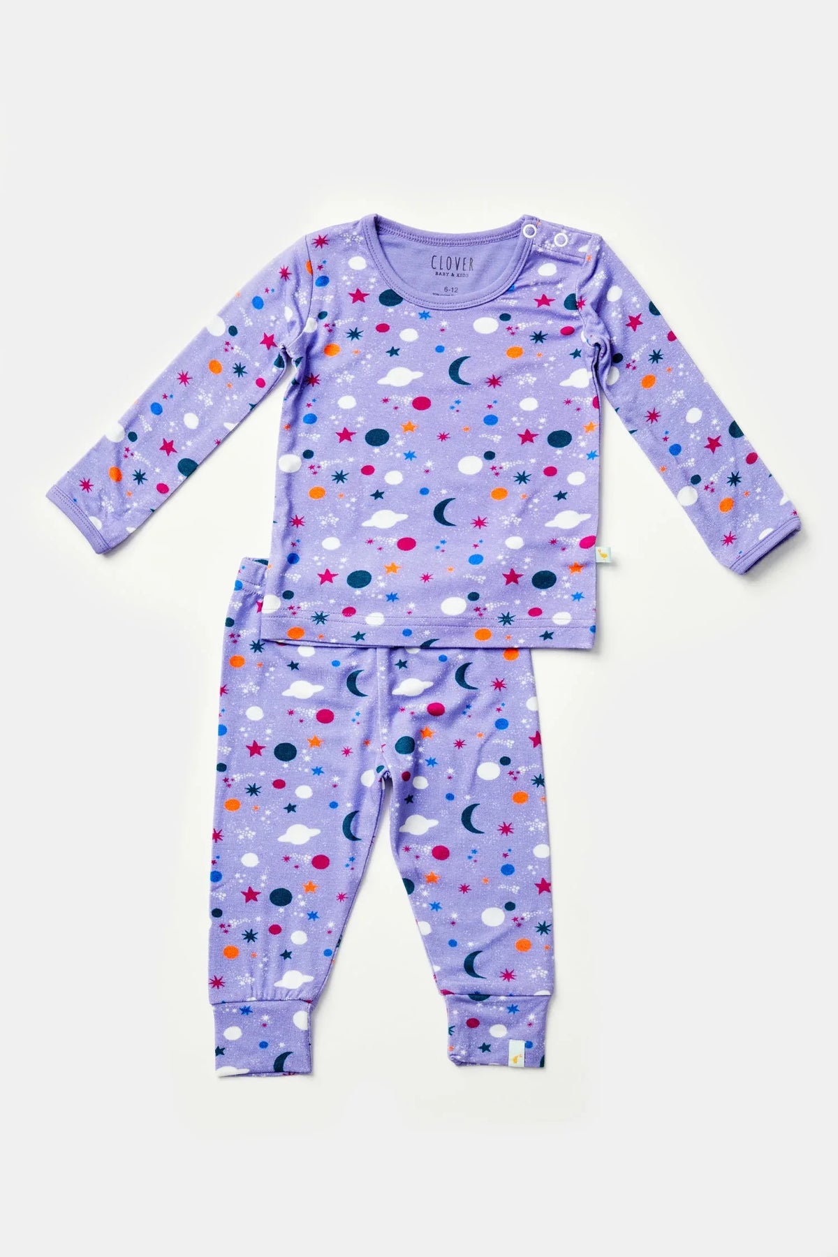 Long Sleeve Pajama Set - Luna Lavender - BIG FRENCHIES