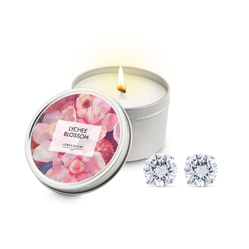 Lychee Blossoms 5.5oz Tin Jewelry Candle - BIG FRENCHIES