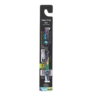 M-Pets Urban Style DNA Adjustable Cat Collar with Bell 20-30cm