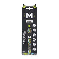 M-Pets Urban Style Freestyle Dog Collar Multicolor Small 22.9-35.6cm