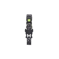 M-Pets Urban Style Freestyle Dog Collar Black & White Medium