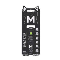 M-Pets Urban Style Freestyle Dog Collar Black & White XS