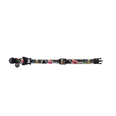 M-Pets Urban Style Graffiti Adjustable Cat Collar with Bell 20-30cm
