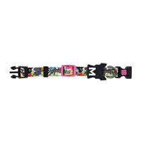 M-Pets Urban Style Graffiti Adjustable Dog Collar Medium 30.5-50.8cm