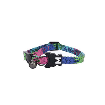 M-Pets Urban Style Lava Cat Collar with Bell 20-30cm