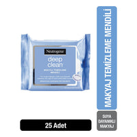 Neutrogena Makeup Remover Wipes - Oil-Free & Waterproof, Gentle Facial Cleansing Cloths, Removes Dirt & Impurities, 25 Count