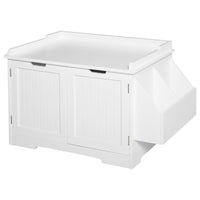 Cat Litter Box Nightstand End Table Enclosure - BIG FRENCHIES