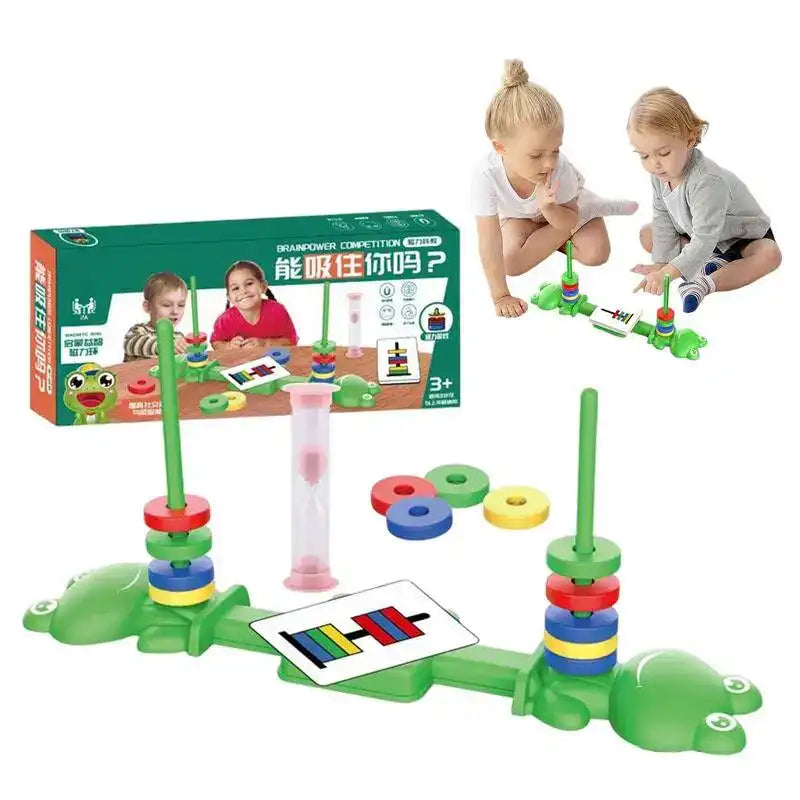 Magnetic Ring Game Magnetic Rings Fidget Toys Touch And Match Board Magnetic Board Games For Kids Evolution Board Game-MEACAOFG