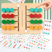 Slide Puzzle Toy Developing Educational Toy Jigsaw Wooden Board Game for Toddlers Kids
