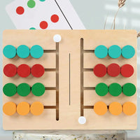Slide Puzzle Toy Developing Educational Toy Jigsaw Wooden Board Game for Toddlers Kids