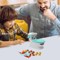 MEACAOFG Crazy catapult toilet match tricked party parent-child interaction two-player poop spoof desktop game creative toys