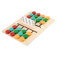 Slide Puzzle Toy Developing Educational Toy Jigsaw Wooden Board Game for Toddlers Kids