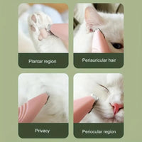 Rechargeable Dog Paw Trimmer with LED Light and Quiet Motor - BIG FRENCHIES