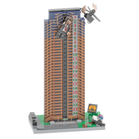 Die Hard Advent Calendar - It's Not Christmas Until Hans Gruber Falls - Nakatomi Plaza - Custom Printed Building Set Made Using LEGO® Parts