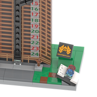 Die Hard Advent Calendar - It's Not Christmas Until Hans Gruber Falls - Nakatomi Plaza - Custom Printed Building Set Made Using LEGO® Parts