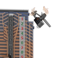 Die Hard Advent Calendar - It's Not Christmas Until Hans Gruber Falls - Nakatomi Plaza - Custom Printed Building Set Made Using LEGO® Parts