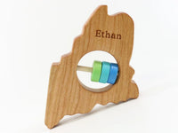 Maine State Wooden Baby Rattle™ - BIG FRENCHIES
