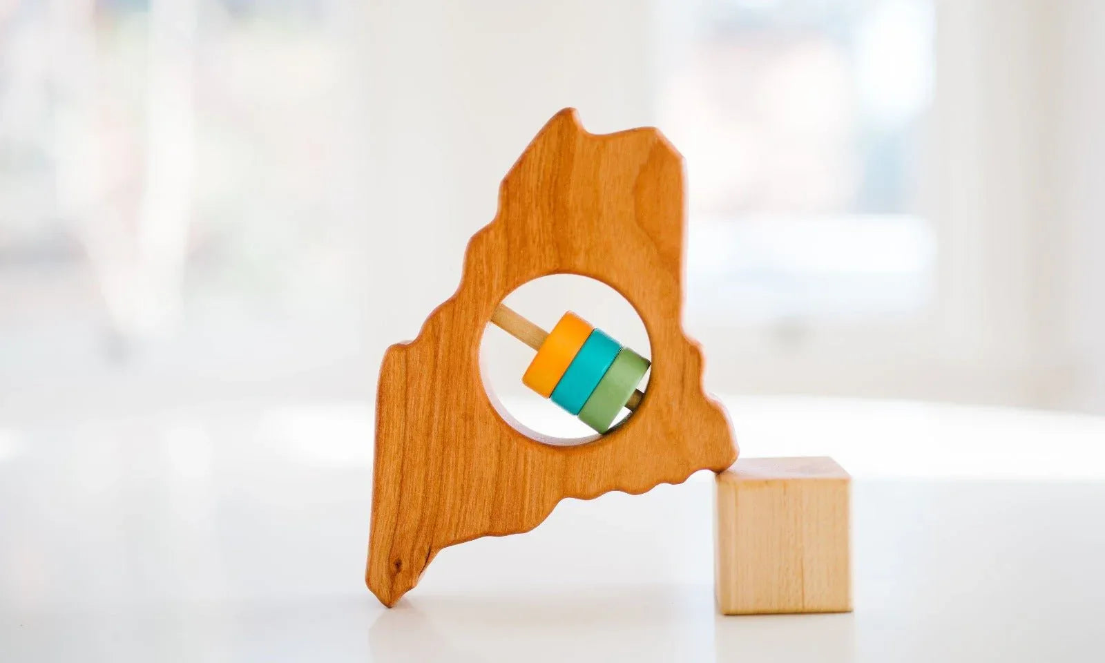 Maine State Wooden Baby Rattle™ - BIG FRENCHIES