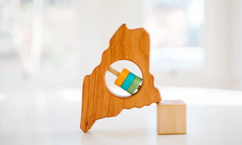 Maine State Wooden Baby Rattle™ - BIG FRENCHIES