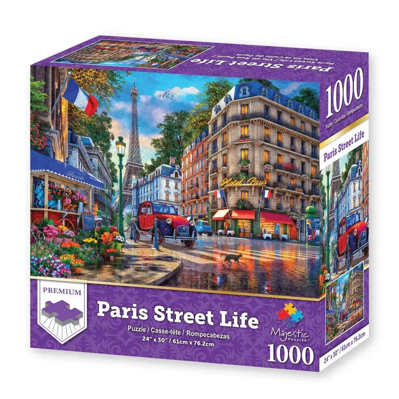 Majestic by Springbok Paris Street Life 500 Piece Jigsaw Puzzle | Springbok Puzzles - BIG FRENCHIES