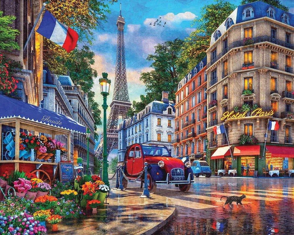 Majestic by Springbok Paris Street Life 500 Piece Jigsaw Puzzle | Springbok Puzzles - BIG FRENCHIES