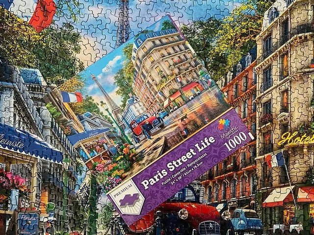 Majestic by Springbok Paris Street Life 500 Piece Jigsaw Puzzle  | Springbok Puzzles