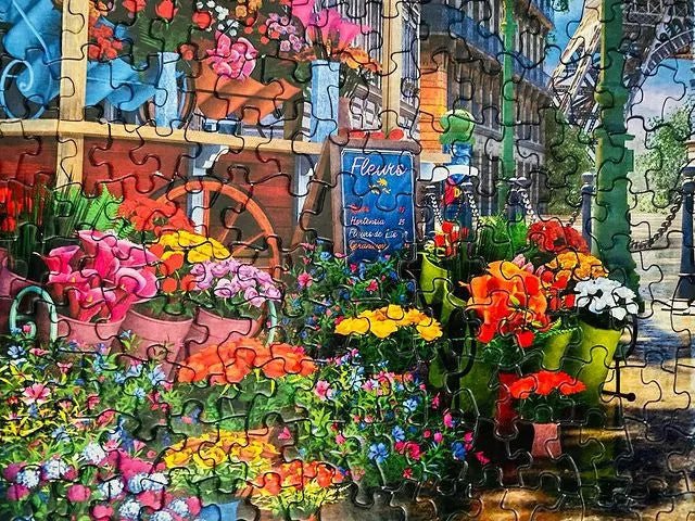 Majestic by Springbok Paris Street Life 500 Piece Jigsaw Puzzle  | Springbok Puzzles