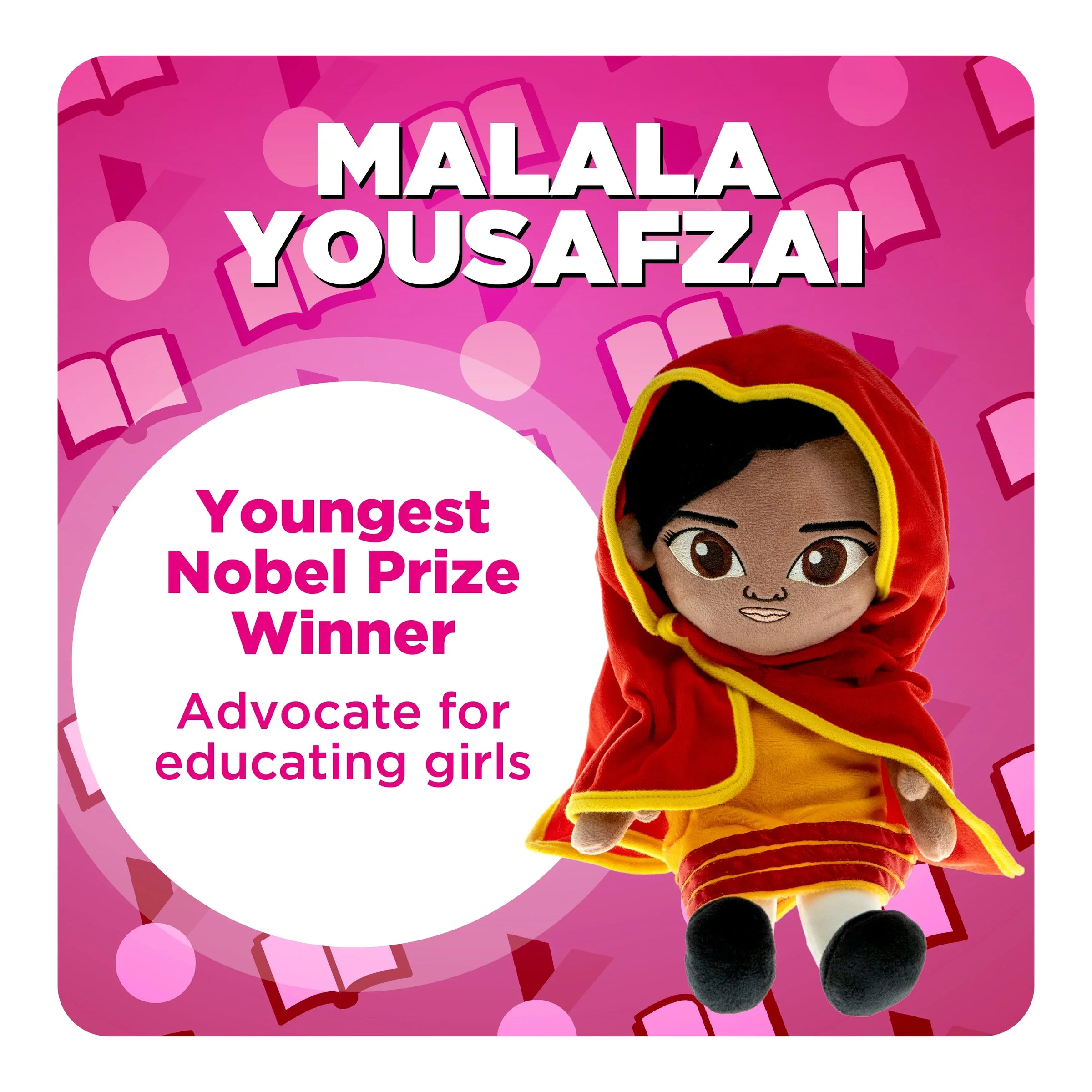 Empower Your Child's Education with the Malala Yousafzai Interactive Plush: A Toy That Inspires Learning and Courage! - BIG FRENCHIES