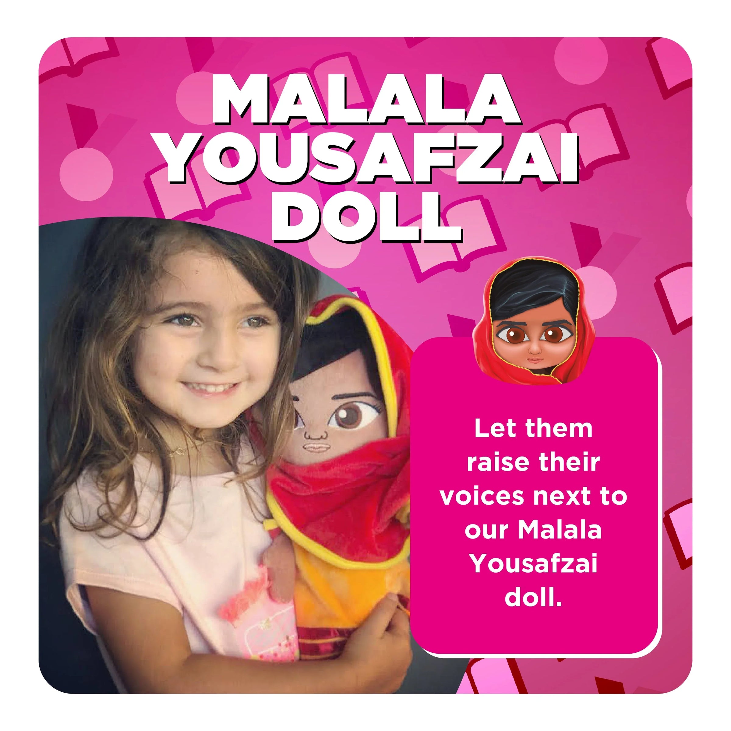 Empower Your Child's Education with the Malala Yousafzai Interactive Plush: A Toy That Inspires Learning and Courage! - BIG FRENCHIES