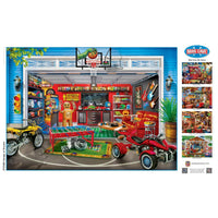 Man Cave Garage of Dreams 1000 Piece Jigsaw Puzzle | Masterpieces Puzzles - BIG FRENCHIES